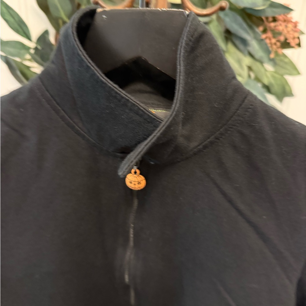Onque Casuals Fun Halloween Full Zip Cardigan Shacket LS S Ghost & Pumpkins - Picture 5 of 15
